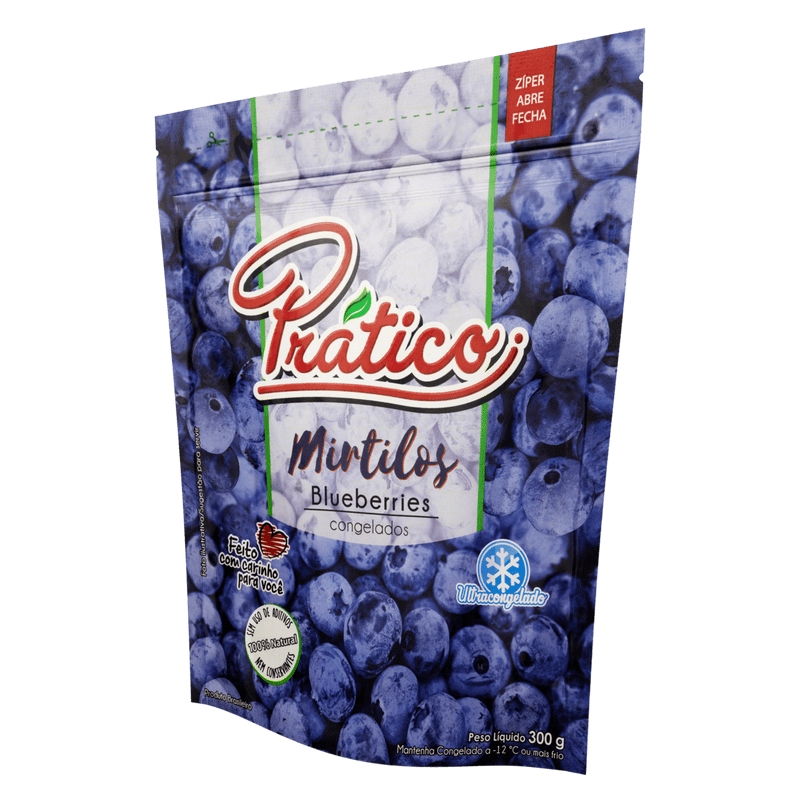 Mirtilo Blueberries Congelado Prático Pouch 300g