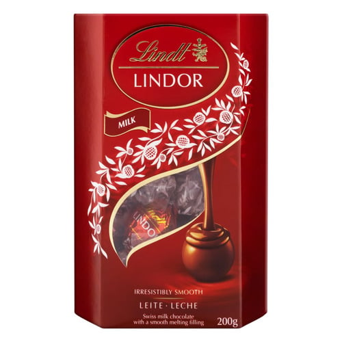 caixa do chocolate suiço da marca Lindt